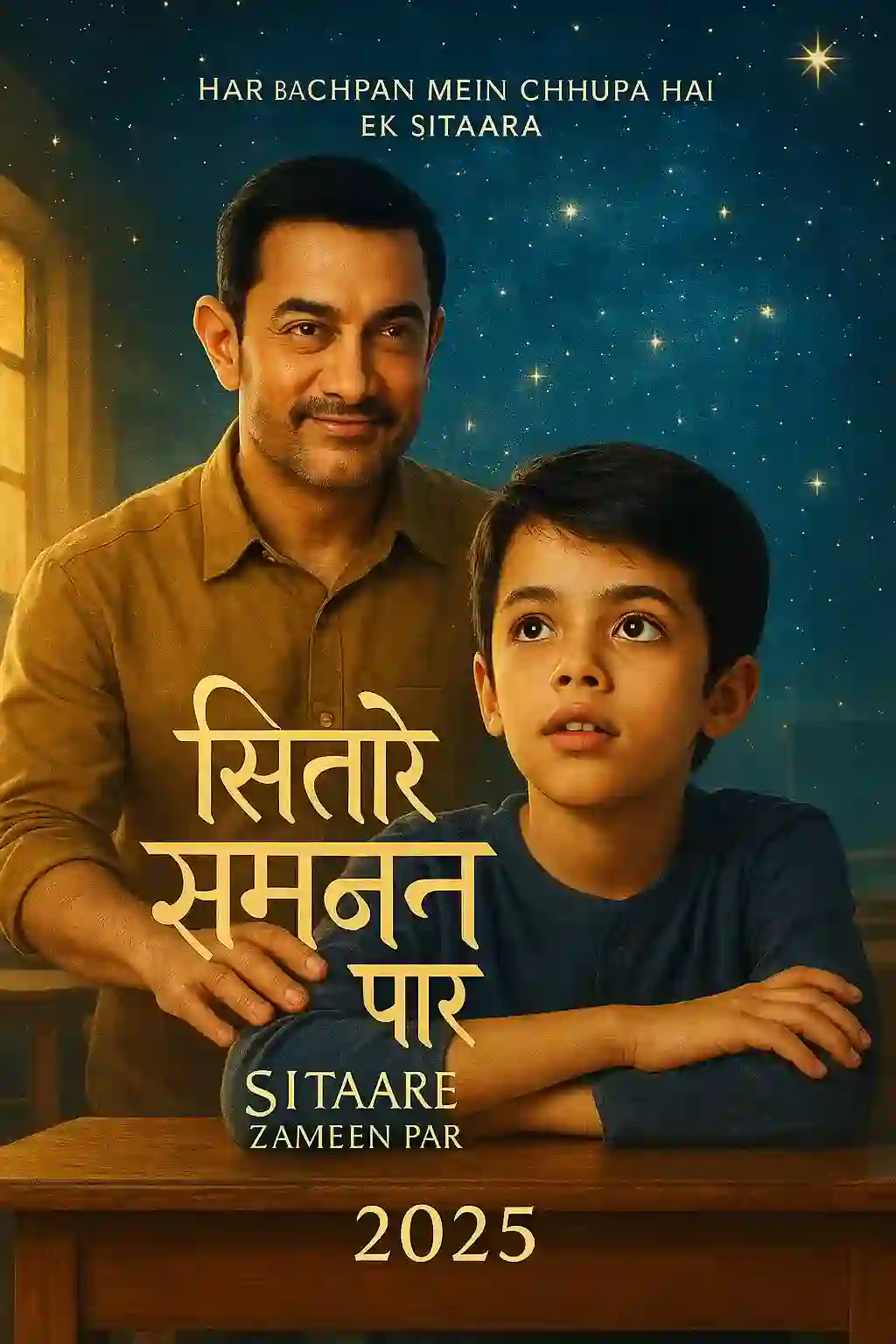 Sitaare Zameen Par 2025 Poster